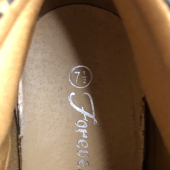 NWOT Forever 21 Leopard High-Top Bootie Sneakers - Picture 8 of 9